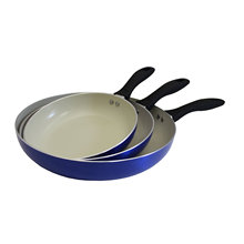 Amazon Vendor Chef 3 pièces en céramique Frypan Set Blue